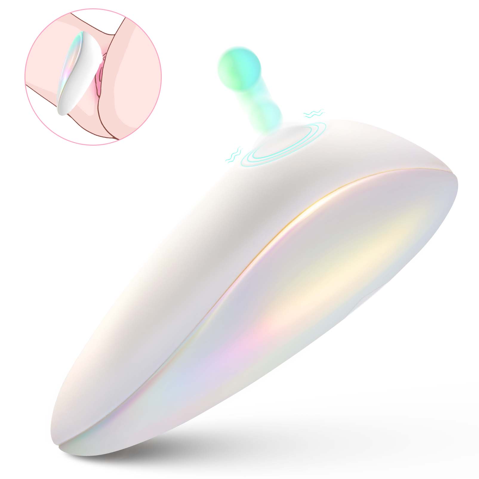 Vibrator Adult Sex Toys for Women - Clitoral Nipple Vibrators with 9 Flapping Vibrating Modes Adult Sex Toy, Tapping Clit G spot Sex Stimulator Adult Toy for Female Men Couple Pleasure, White